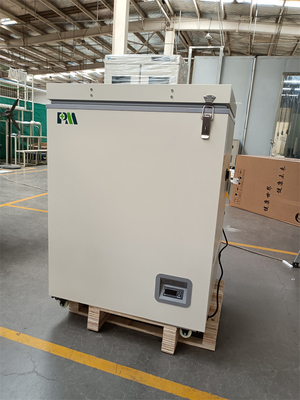 Réfrigérateur pulvérisé de congélateur de l'acier 100L Mini High Quality Biomedical Chest de plat