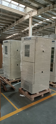 368 litres de double de porte congélateur de réfrigérateur combiné biomédical écumant profond droit de haute qualité
