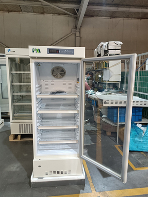 2-8 réfrigérateur vertical 226L de catégorie médicale de laboratoire d'hôpital de degré avec la porte en verre simple de haute qualité