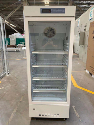 2-8 le réfrigérateur vaccinique médical du vrai de force de degré support 226L vertical de refroidissement à l'air a pulvérisé l'acier