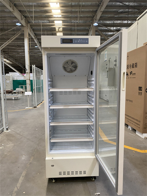 2-8 le réfrigérateur vaccinique médical du vrai de force de degré support 226L vertical de refroidissement à l'air a pulvérisé l'acier