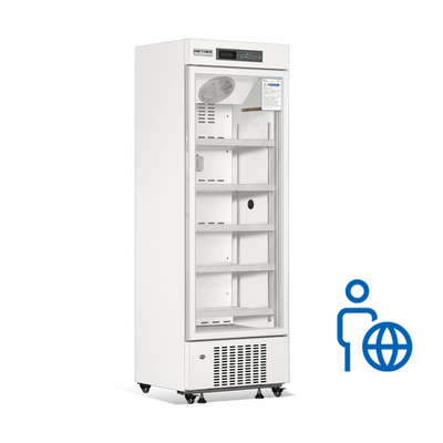 Réfrigérateur vaccinique de pharmacie de plasma avec la porte en verre automatique de Frost pour le stockage 316L de drogues