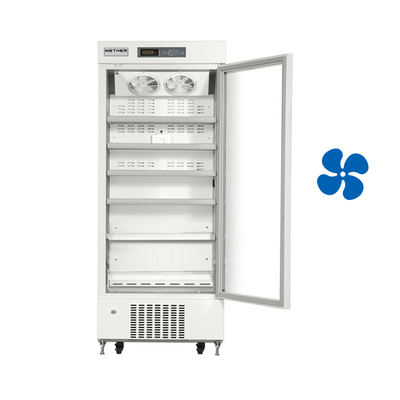Contrôleur de température de microprocesseur Medical Pharmacy Refrigerator avec la porte en verre passionnée 416L