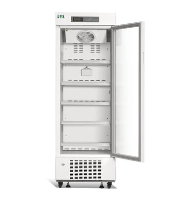 2-8 réfrigérateur vaccinique de réfrigérateur de pharmacie de porte en verre droite de degré pour la capacité vaccinique du meuble de rangement 316L