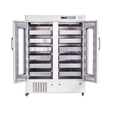 réfrigérateur de réfrigérateur de stockage de banque du sang 1008L avec le système de refroidissement à air forcé pour la station de sang