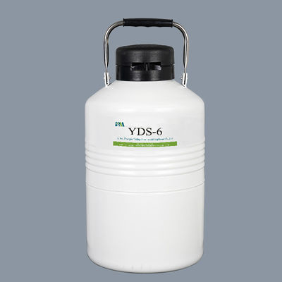 Réservoir cryogénique blanc d'azote liquide, conteneur d'azote liquide 2 litres
