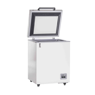 Réfrigérateur cryogénique biomédical de surgélateur de coffre de capacité de 100 litres pour l'équipement de laboratoire d'hôpital