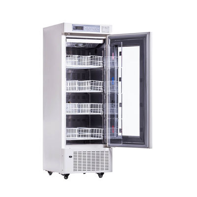 Petits réfrigérateurs de banque du sang de 4 degrés avec le panier enduit de refroidissement à air forcé