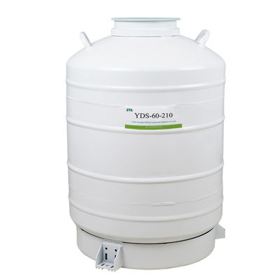 Réservoir cryogénique blanc 100L d'azote de liquide de la couleur YDS-35-210