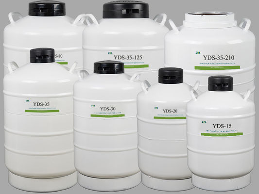 Réservoir cryogénique blanc 100L d'azote de liquide de la couleur YDS-35-210