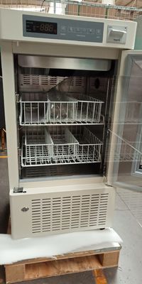108L réfrigérateur libre droit de banque du sang de la capacité R134a Frost avec l'alarme sonore
