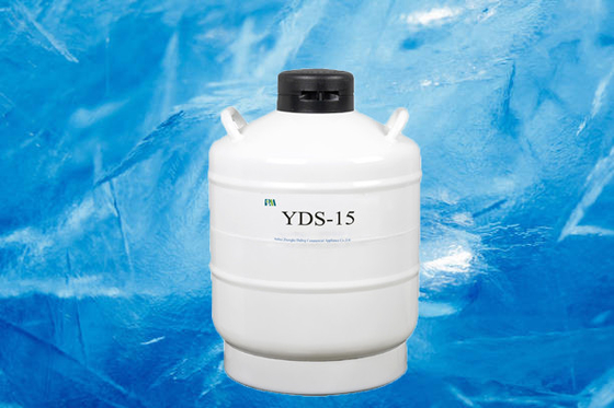 Boîte métallique médicale portative d'azote liquide pour le stockage cryogénique de sperme