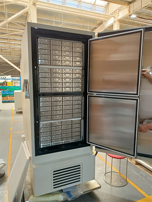 588 litres de congélateur de réfrigérateur de porte de mousse par SUS intérieur ultra froid cryogénique biomédical de réfrigérateur pour le stockage vaccinique
