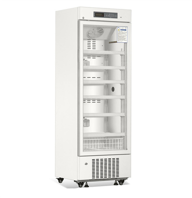 Réfrigérateur pharmaceutique biomédical de catégorie de Frost 315L de porte en verre simple automatique de capacité