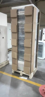 réfrigérateur médical de pharmacie verticale en verre simple de la porte 316L pour le stockage de drogues