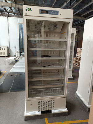 2-8 Cabinet vaccinique de réfrigérateur de pharmacie médicale de verticale de capacité du degré 415L pour l'équipement d'hôpital de laboratoire