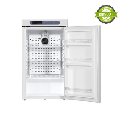 Réfrigérateur de vaccin de pharmacie vertical mini portable de 60 L à 2°C à 8°C pour laboratoire