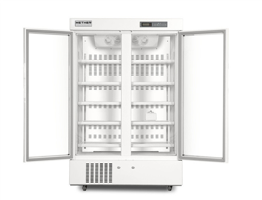 2 - Le réfrigérateur médical 1006L de pharmacie de 8 degrés la plus grande capacité avec l'OIN d'UL de la CE a certifié