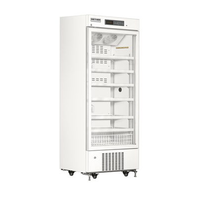 Mpc-5V415 réfrigérateur médical de pharmacie avec chauffage porte en verre rebond automatique