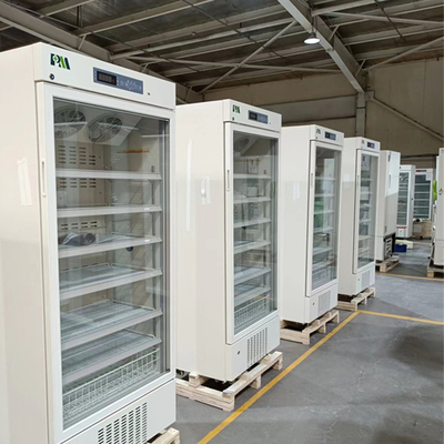 Mpc-5V415 réfrigérateur médical de pharmacie avec chauffage porte en verre rebond automatique