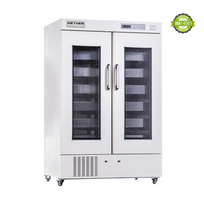 Réfrigérateurs de banque de sang 220V/50Hz ou 110V/60HZ avec refroidissement par air forcé et alarmes