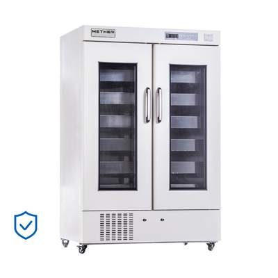 Réfrigérateur de la banque de sang de 1008 litres avec système de refroidissement par air de protection contre les pannes de courant