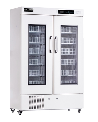 Réfrigérateur de la banque de sang de 658 litres, réfrigérateur biomédical de 4°C, avec la plus grande capacité de stockage de sang