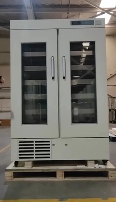 304 en acier inoxydable 658L réfrigérateur de banque de sang verticale