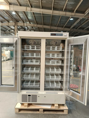 304 en acier inoxydable 658L réfrigérateur de banque de sang verticale