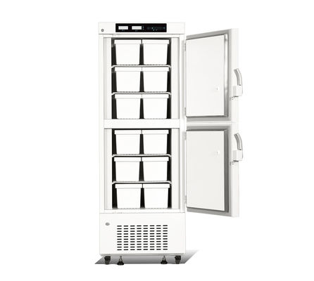 réfrigérateur biomédical de congélateur de basse température de double montant de chambre des tiroirs 358L 12 pour le meuble de rangement vaccinique
