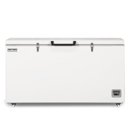 Cabinet vaccinique médical de réfrigérateur de congélateur de basse température de coffre de l'hôpital 485L avec la porte écumante ouverte supérieure