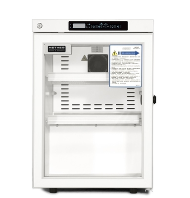 2-8 degrés 60L mini petite pharmacie réfrigérateur médical pour vaccins réfrigérateur avec porte en verre