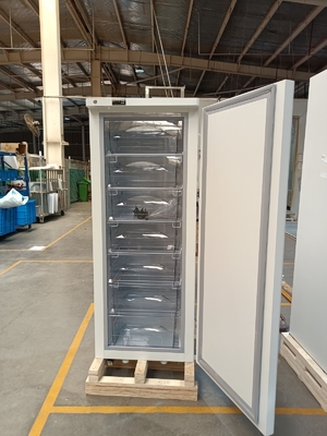 -40℃ Congélateur médical vertical profond MDF-40V278W | Congélateur de laboratoire de haute précision 278L avec 7 tiroirs et contrôle numérique