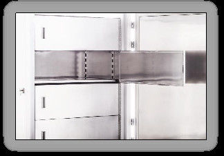 Moins 40 réfrigérateur vaccinique médical d'acier inoxydable d'affichage numérique du degré LED 936 litres