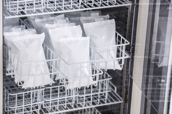 Réfrigérateur de réfrigérateur de banque du sang de l'affichage à LED 108L Mini Portable High Quality Biomedical pour la station de sang