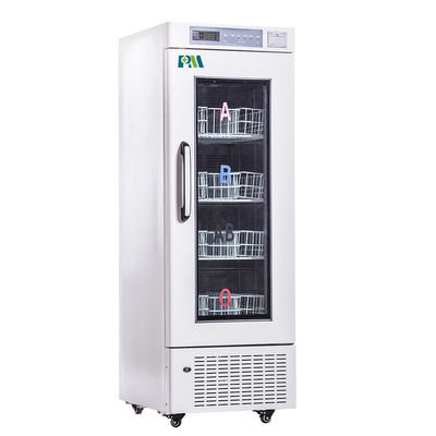 Le jet de 4 degrés a enduit des réfrigérateurs de banque du sang litres intérieur d'acier inoxydable des 208