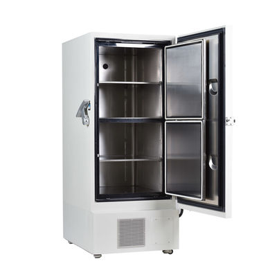 Réfrigérateur droit pulvérisé de congélateur très réduit vaccinique de la température du degré 588L d'acier moins 86