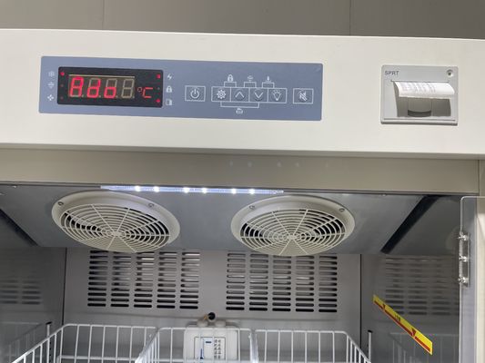 Réfrigérateurs de banque de sang de laboratoire d'hôpital de haute qualité de capacité de 368L avec porte en verre moussant