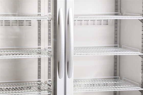 2-8 réfrigérateur en verre de pharmacie de portes de l'entreposage au froid 3 vacciniques de degré pour le laboratoire médical